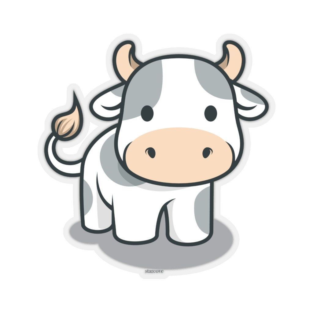 small cow tattoo 0060