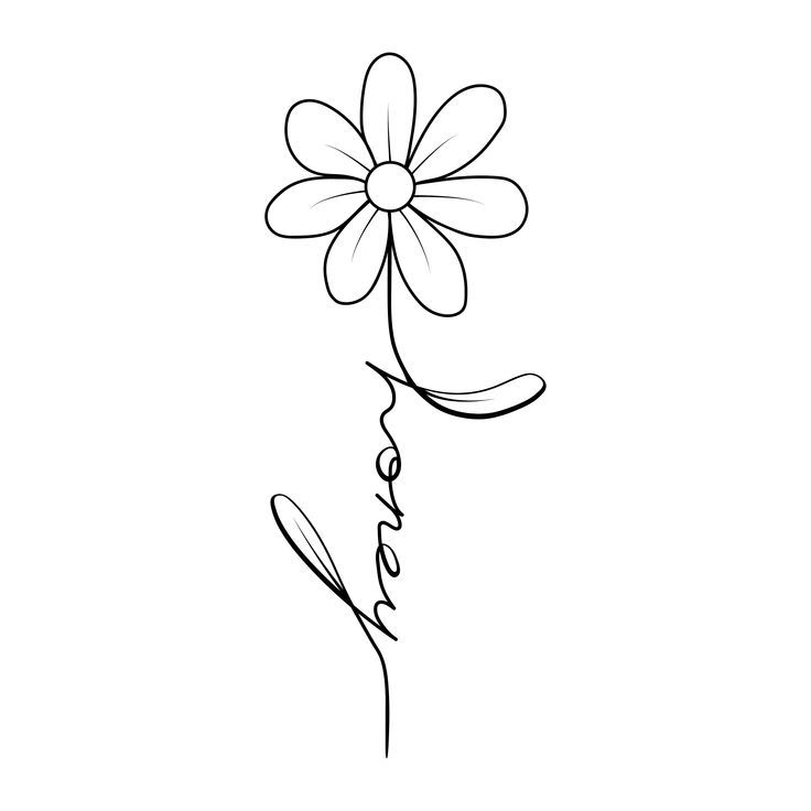 small daisy tattoo ideas