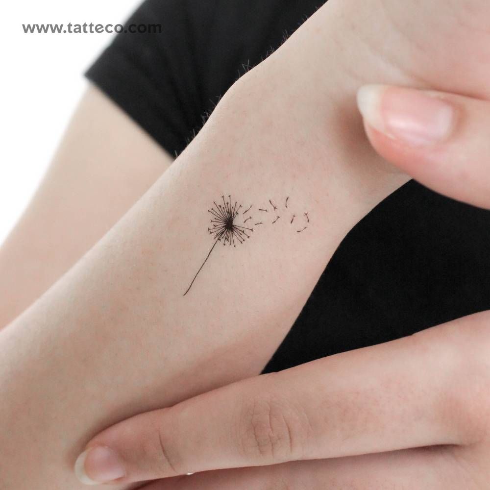 small dandelion tattoo placement suggestions