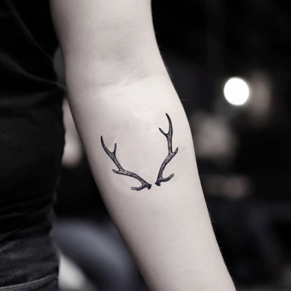 small deer tattoo 0017