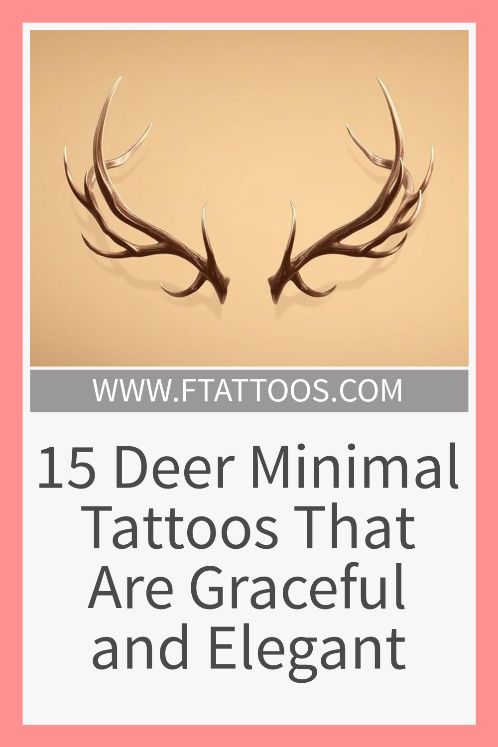 small deer tattoo 0025