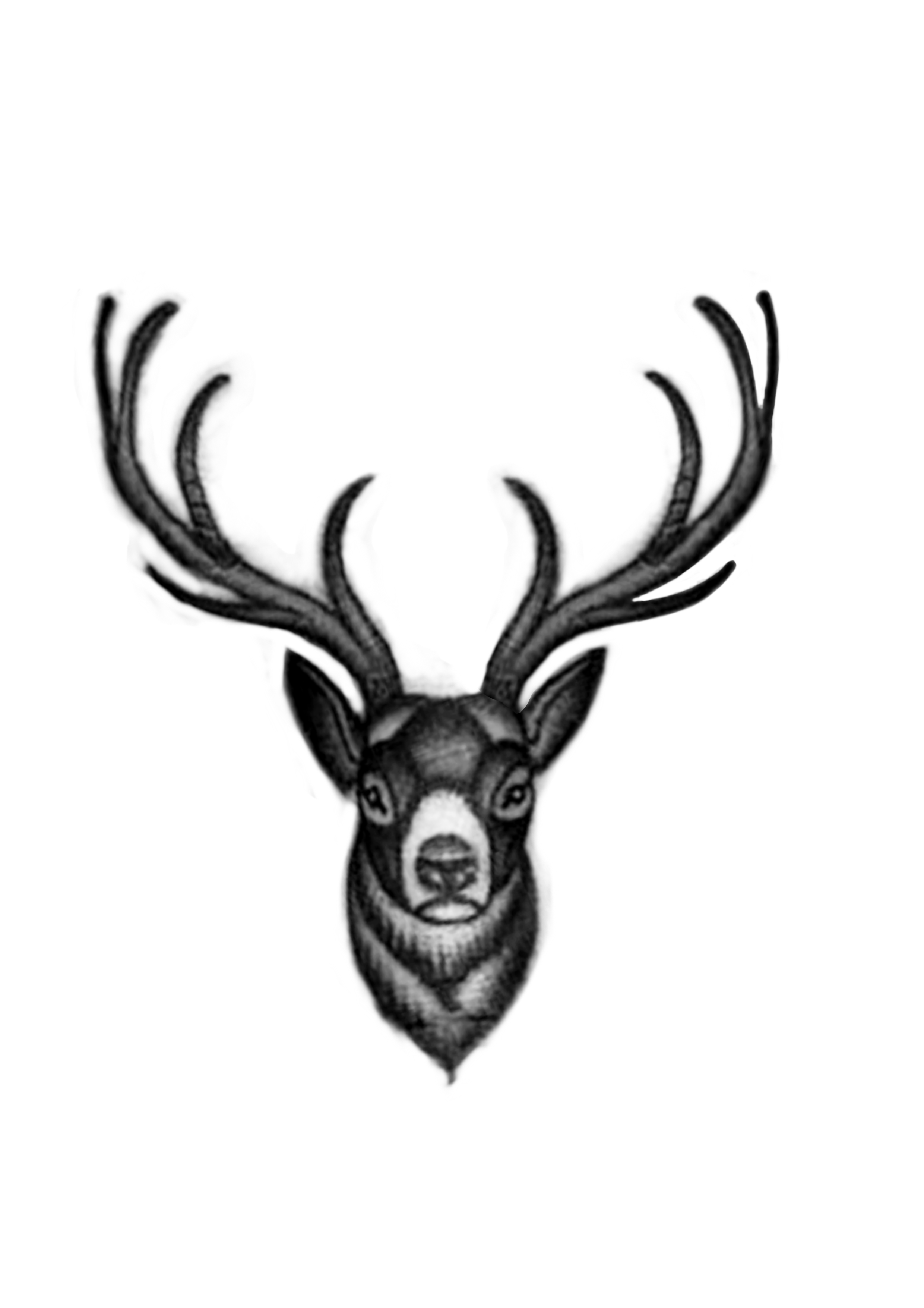 small deer tattoo 0027