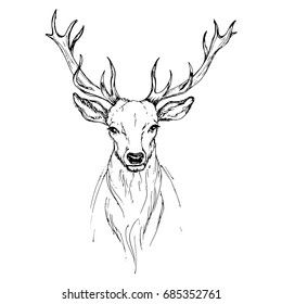 small deer tattoo 0035