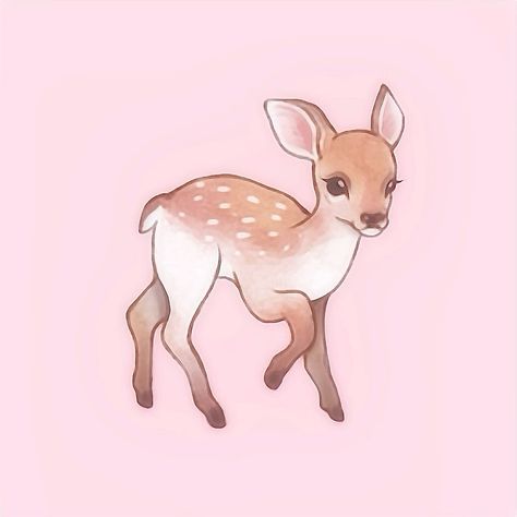 small deer tattoo 0043