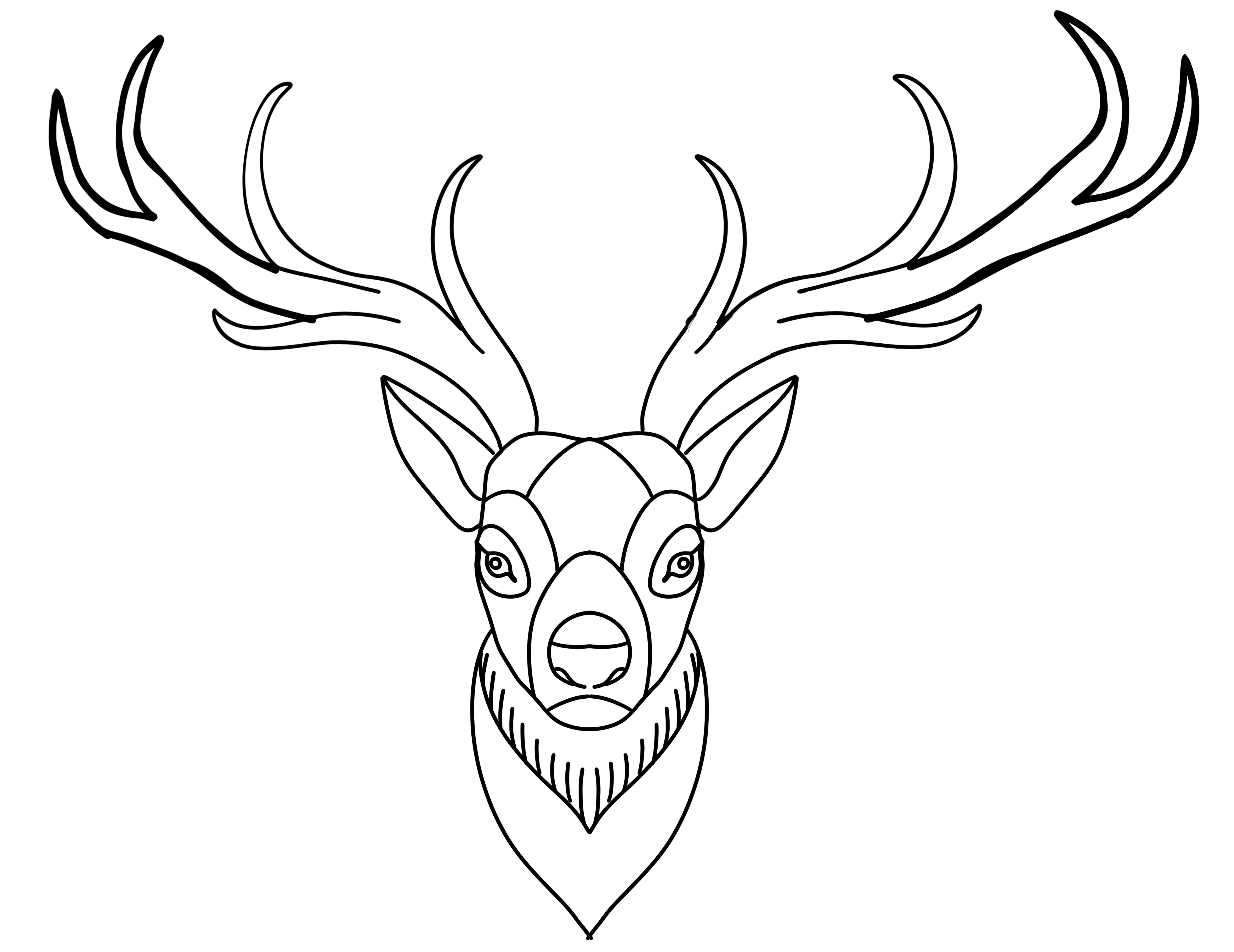 small deer tattoo 0052