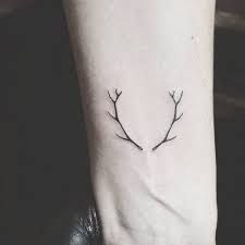 small deer tattoo 0059