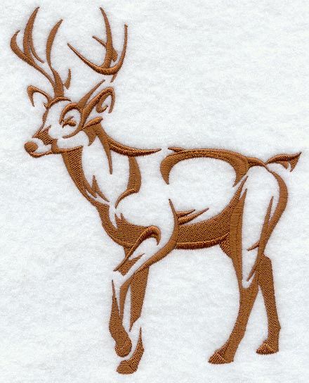 small deer tattoo 0060