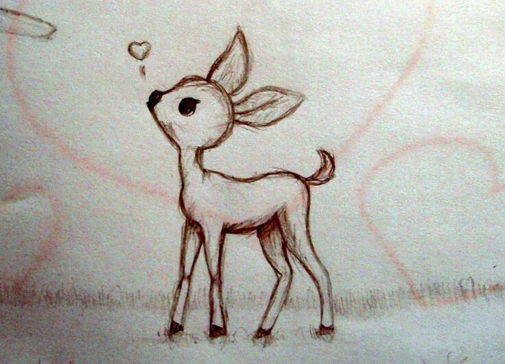 small deer tattoo 0064