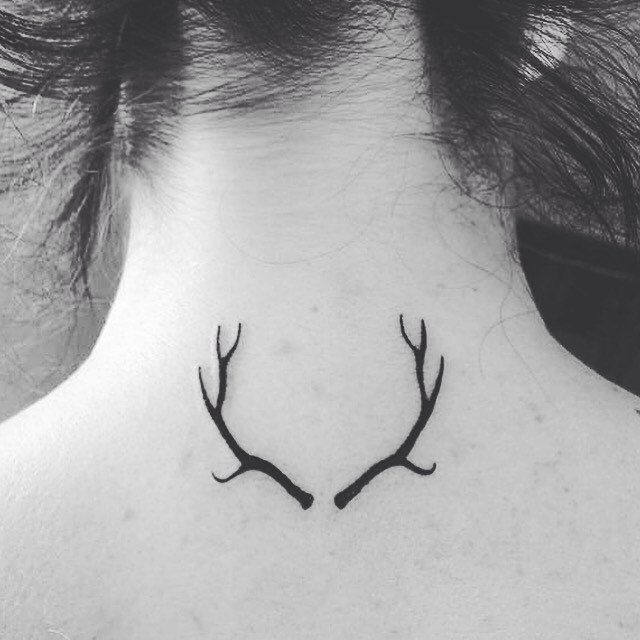 small deer tattoo 0069