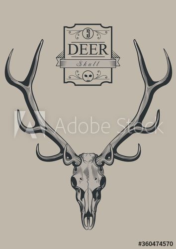 small deer tattoo 0074