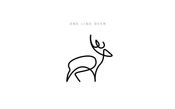 small deer tattoo 0076