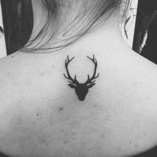 small deer tattoo 0080