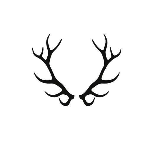 small deer tattoo 0097