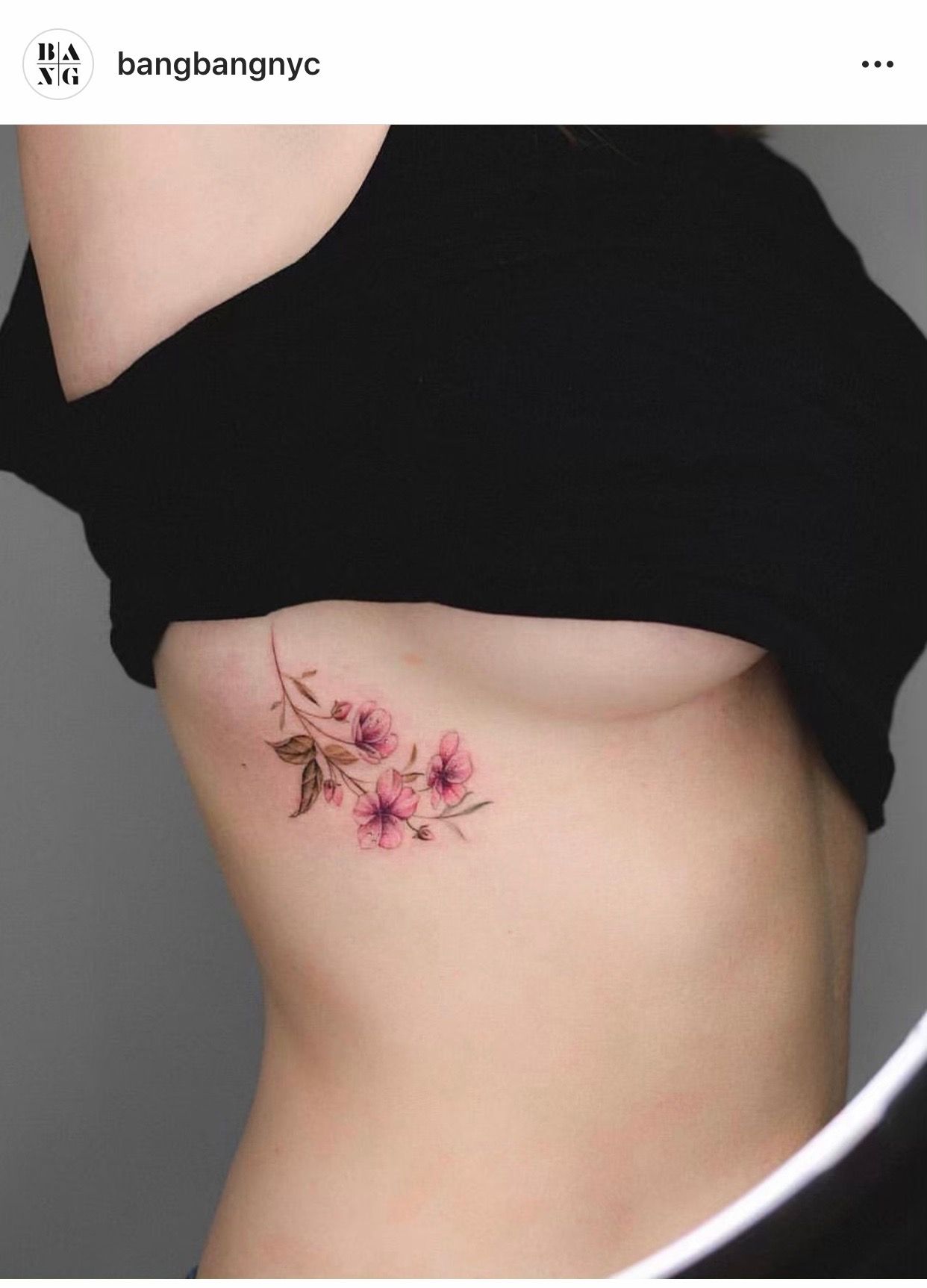 Small delicate poppy tattoo 0063