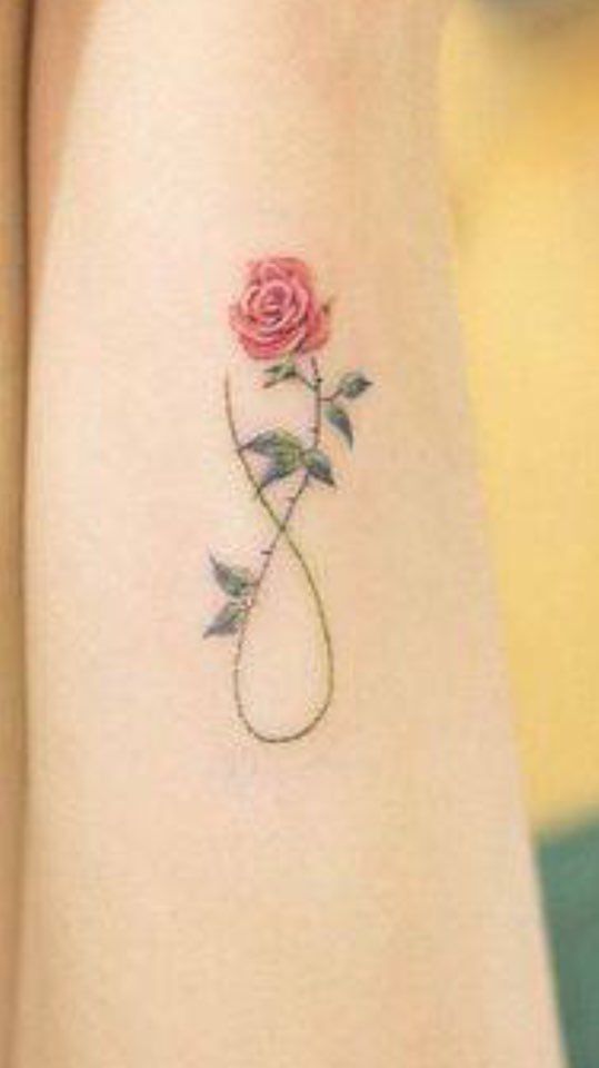 Small delicate poppy tattoo 0090