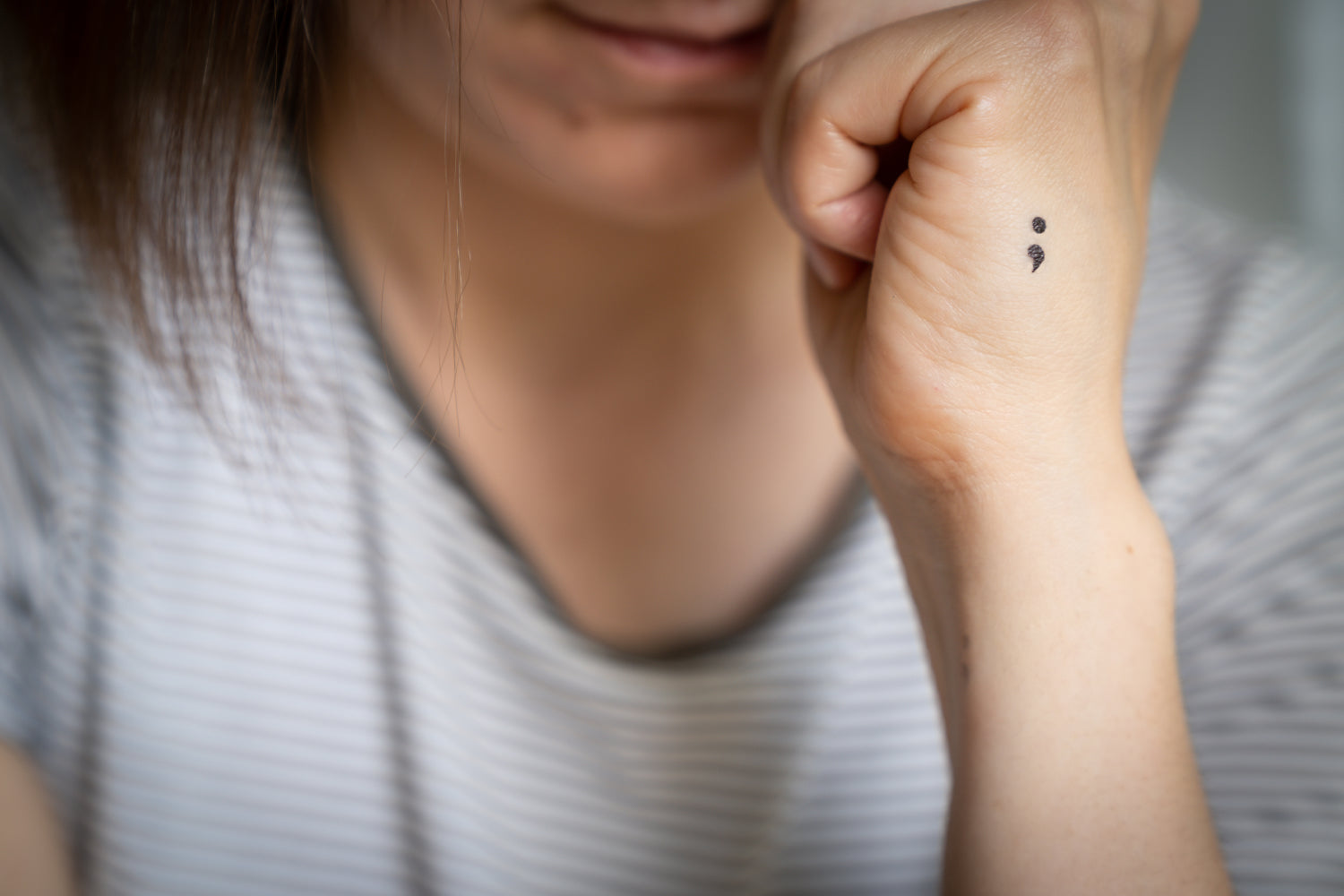 small depression Semicolon tattoo suggestions