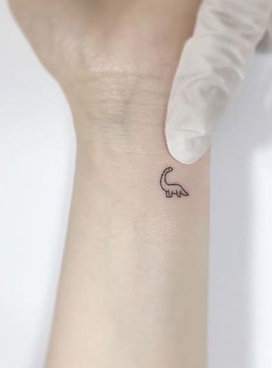 small dinosaur tattoo 0015