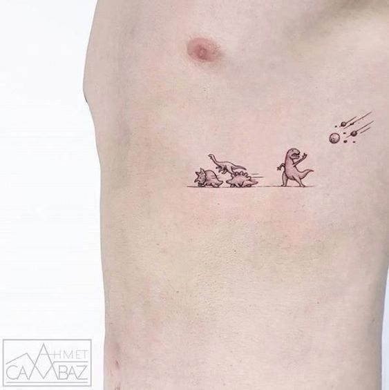 small dinosaur tattoo 0033