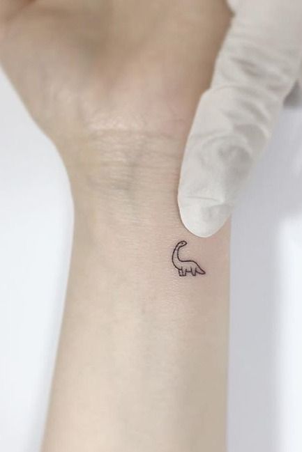 small dinosaur tattoo 0062