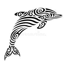 Small dolphin tattoo 0028