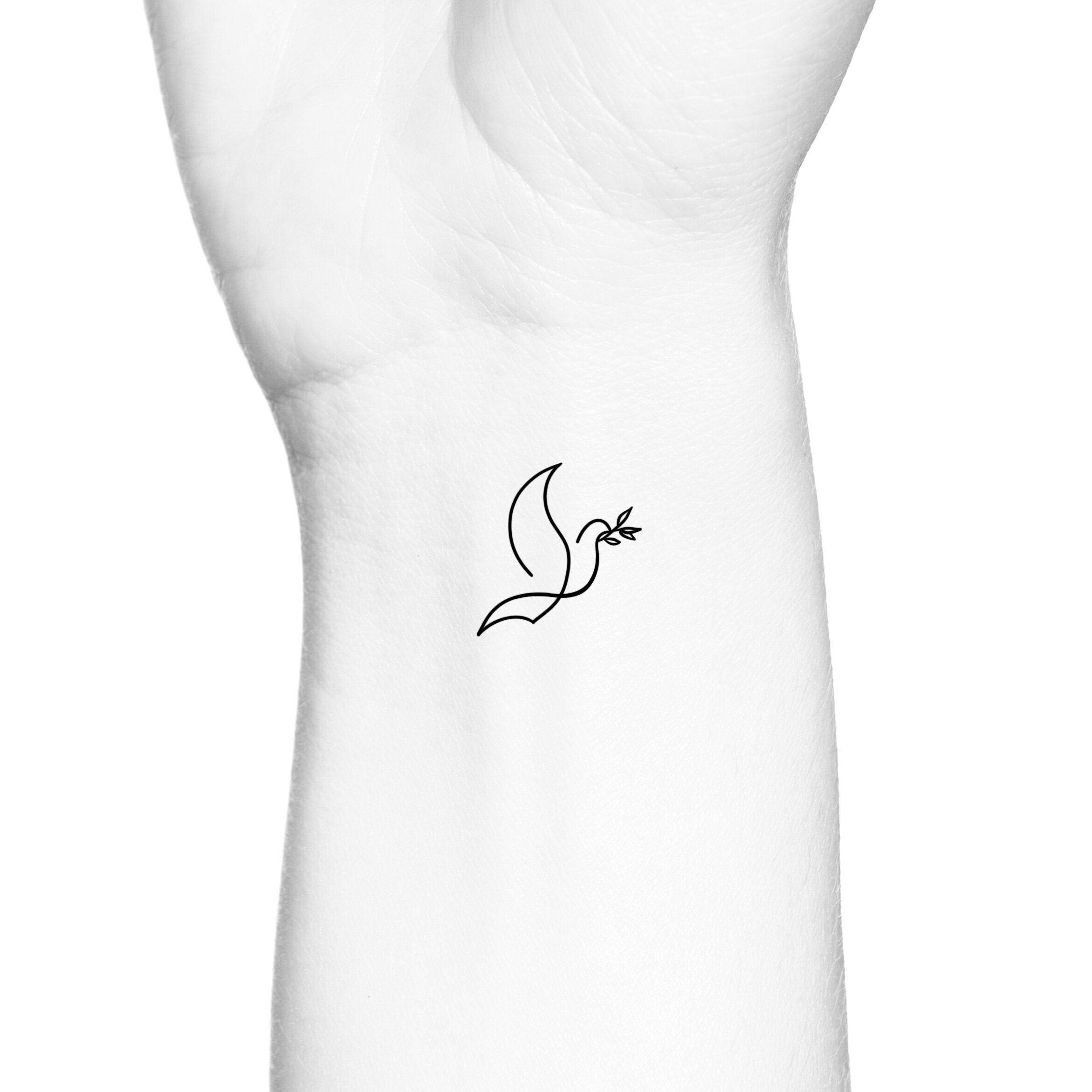 small dove tattoo 0011