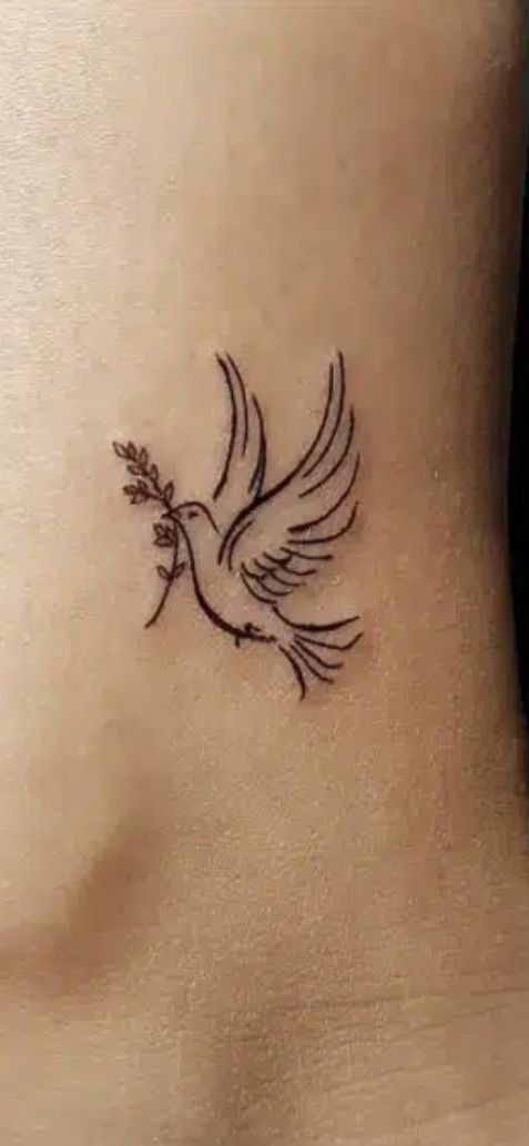 small dove tattoo 0013