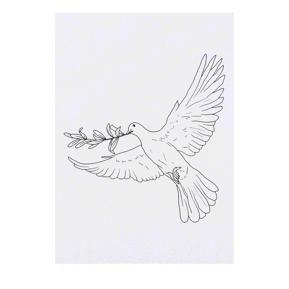 small dove tattoo 0014