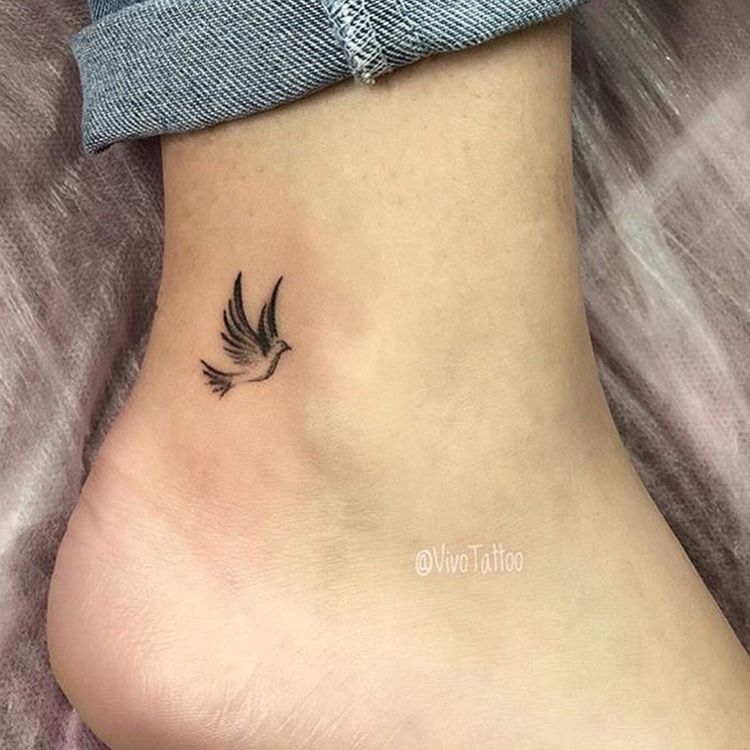 small dove tattoo 0018