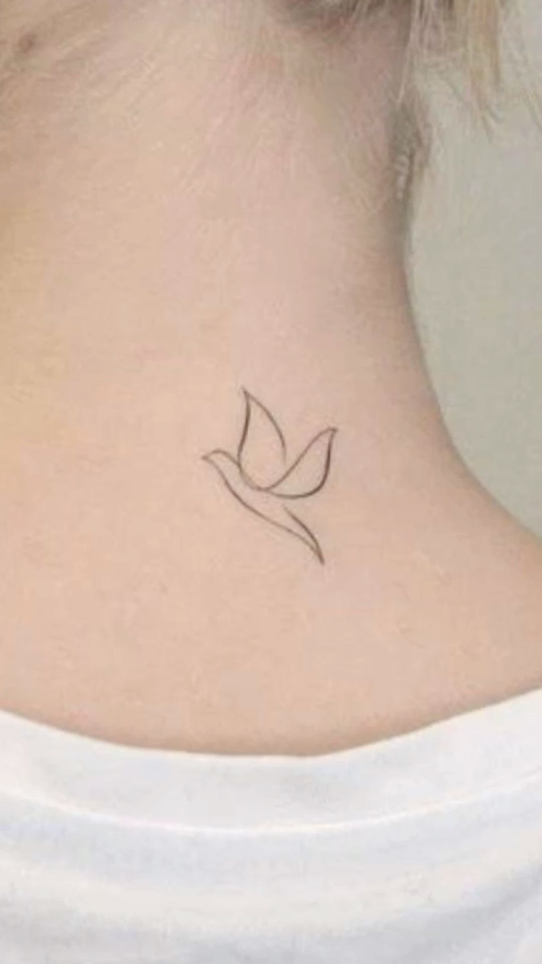 small dove tattoo 0023