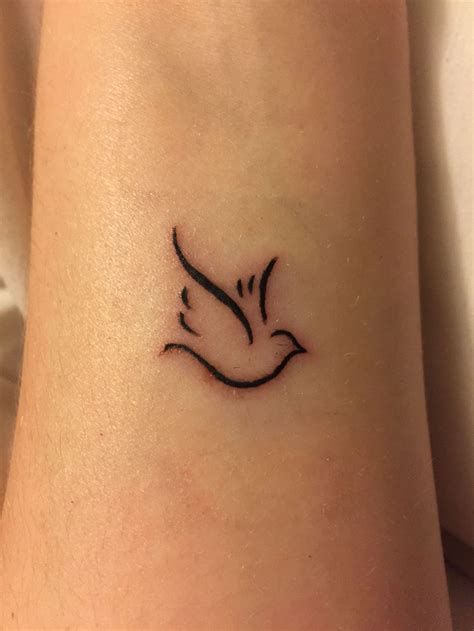 small dove tattoo 0025