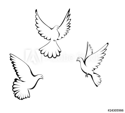 small dove tattoo 0027