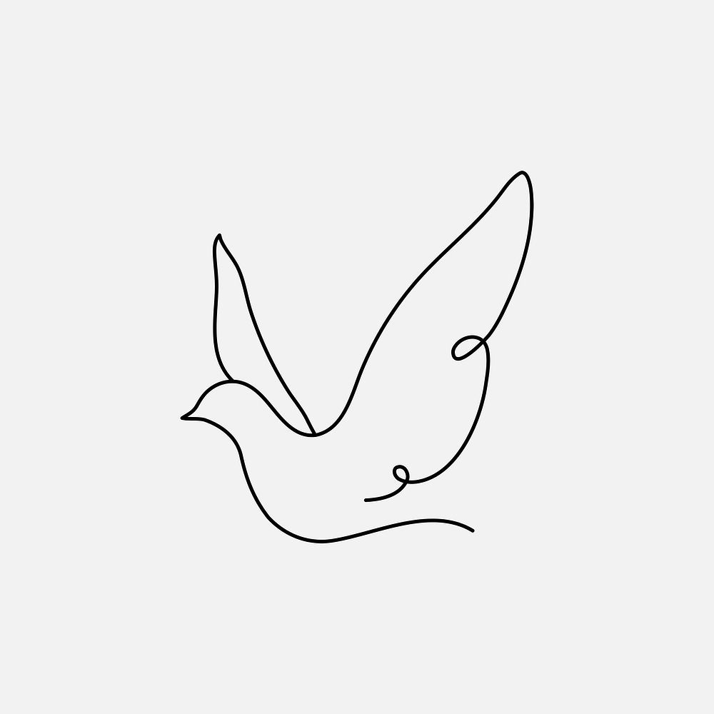 small dove tattoo 0031