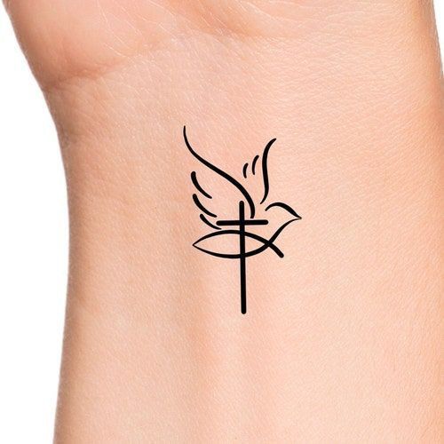 small dove tattoo 0048