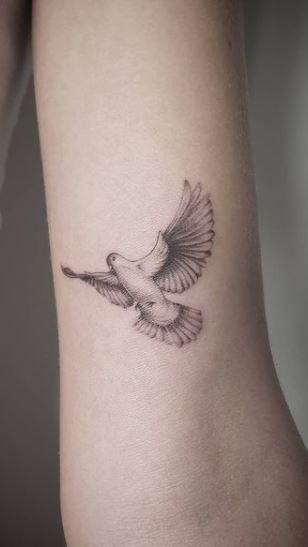 small dove tattoo 0052