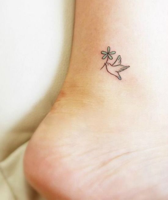 small dove tattoo 0056