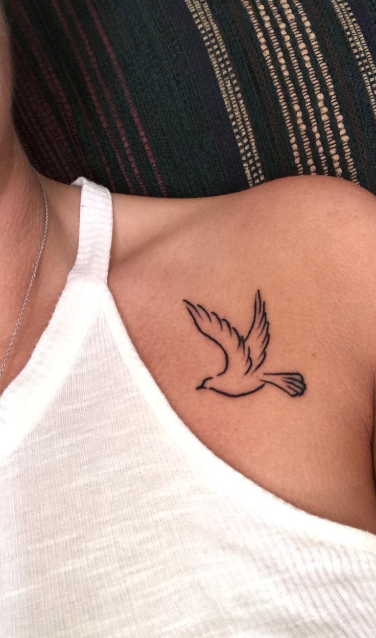 small dove tattoo 0060