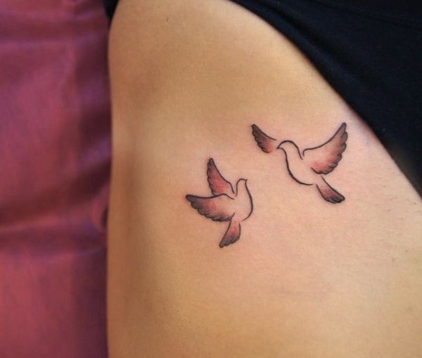 small dove tattoo 0077