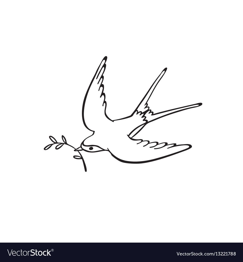 small dove tattoo 0081