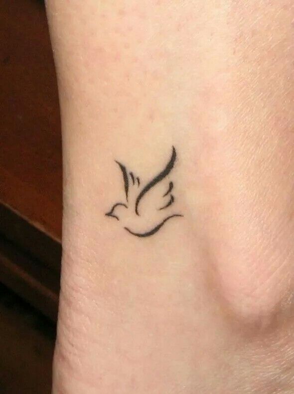 small dove tattoo 0087