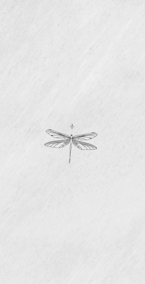 small dragonfly tattoo 0017