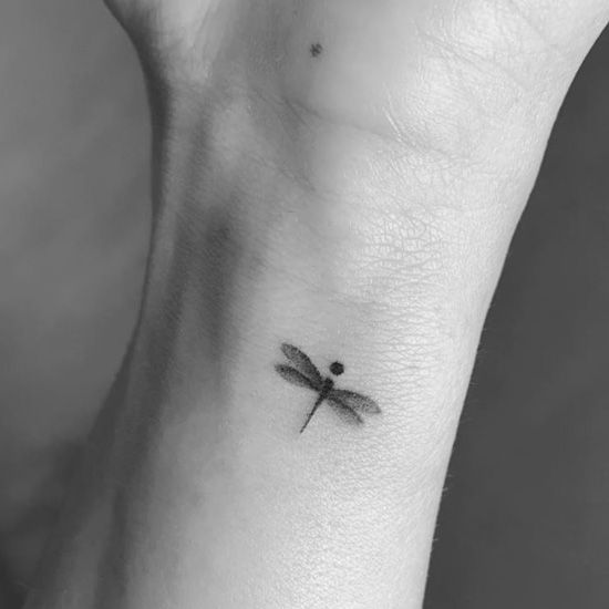 small dragonfly tattoo 0040