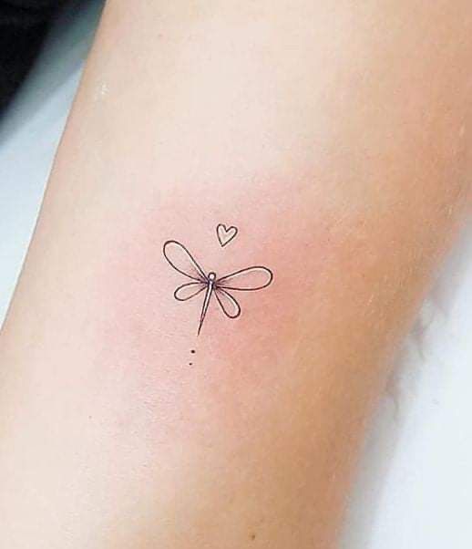 small dragonfly tattoo 0052