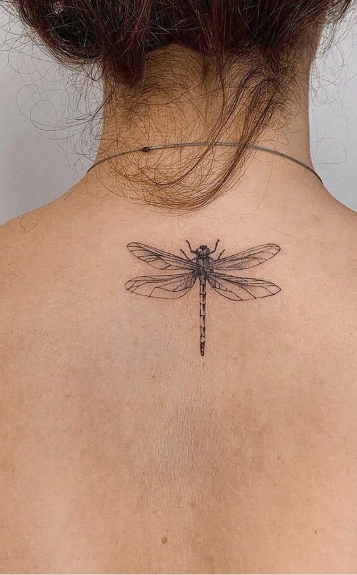 small dragonfly tattoo 0057