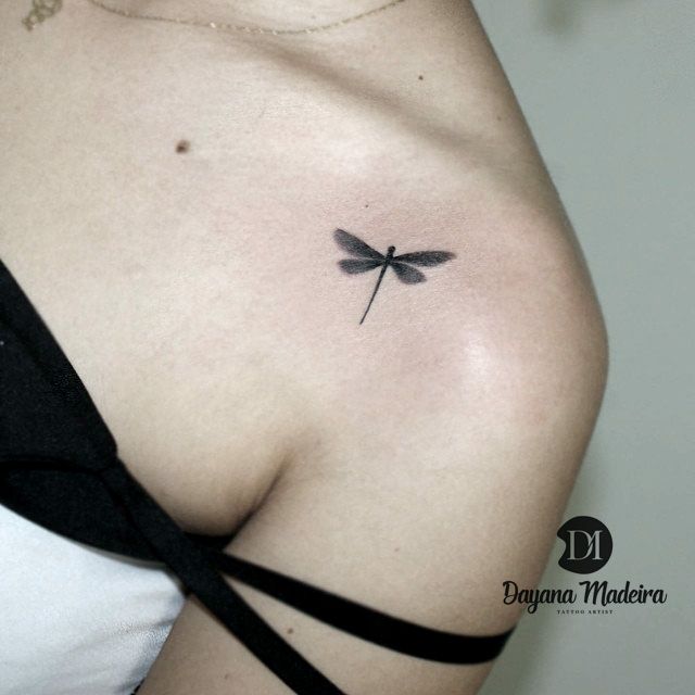 small dragonfly tattoo 0077