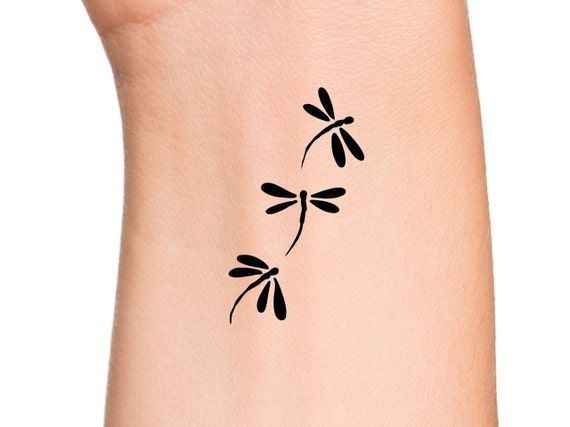 small dragonfly tattoo 0093