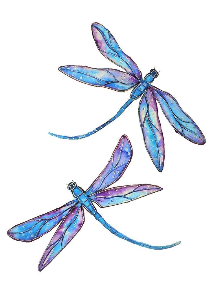 small dragonfly tattoo 0097