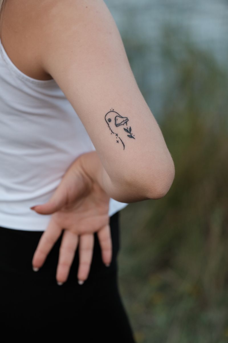 small duck body art inspirations