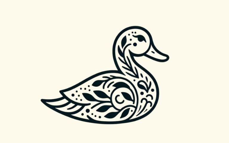 small duck tattoo 0011