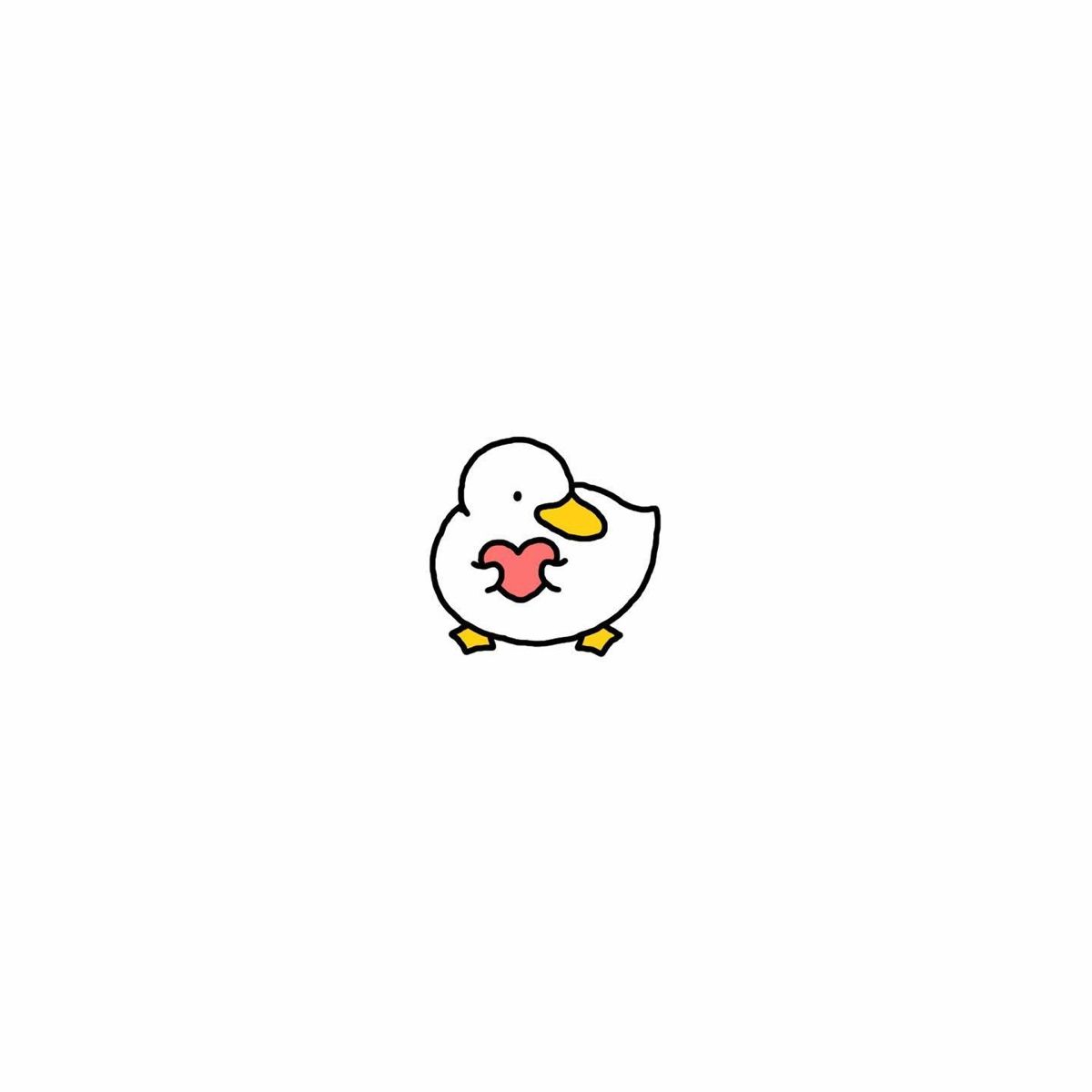 small duck tattoo 0018