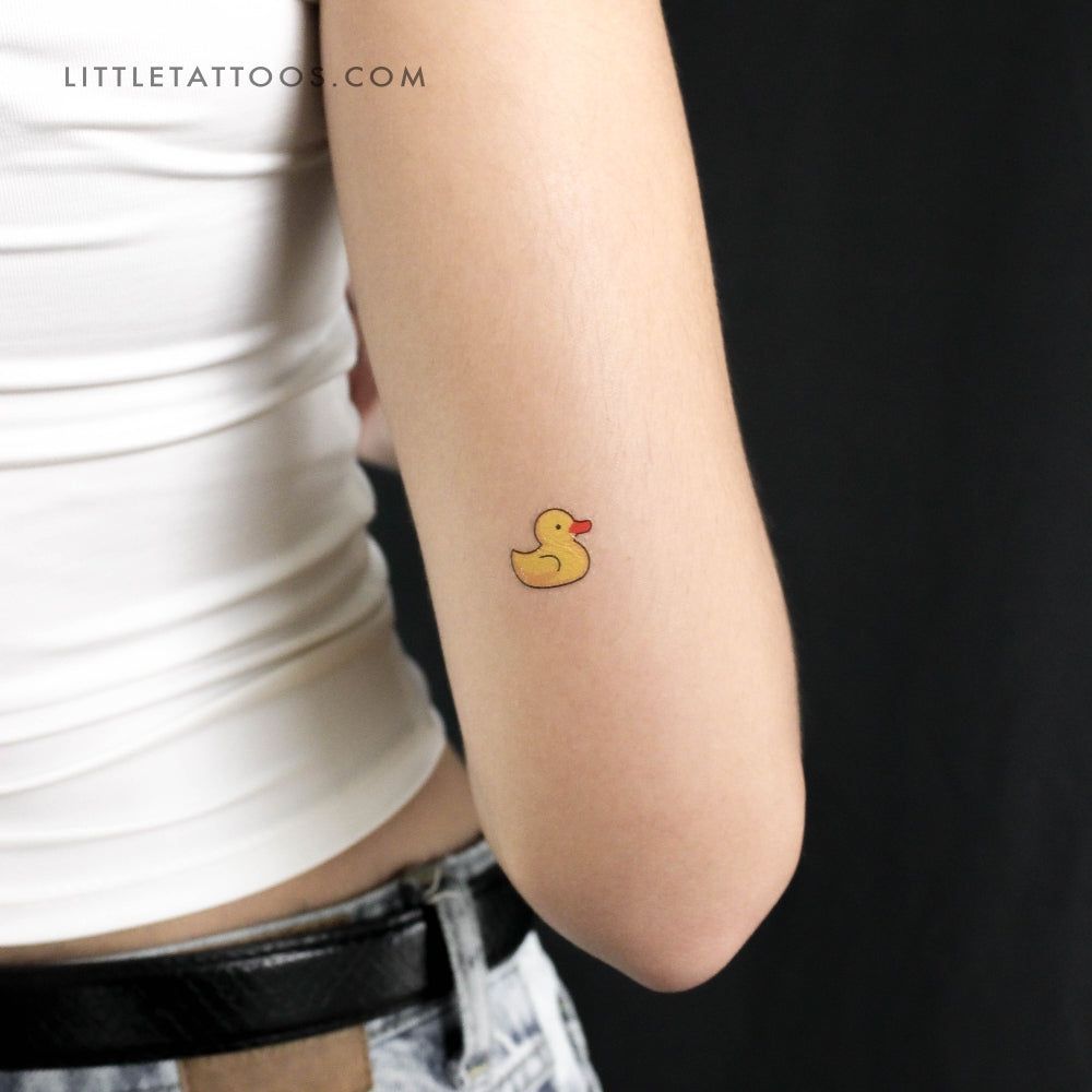 small duck tattoo 0026